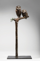 Hélène Arfi, <em>Two Barn Owls (ed. 8)</em>, 2013, Bronze