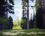 Maurice Braun, <em>Yosemite Falls from Valley</em>, oil on canvas, 1918, 36" x 46"