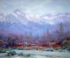 John Frost, <em>Near Lone Pine, California</em>, oil on canvas, 1924, 30" x 36"