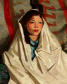 Robert Henri, <em>Gregorita, Indian of Santa Clara</em>, oil on canvas, 1917, GM 0137.570