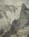 William Robinson Leigh, <em>Grand Canyon</em>, charcoal, GM 1337.1063