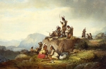 John Mix Stanley, <em>Group of Piegan Indians</em>, 1867, Oil on canvas, Denver Public Library, Western History Department