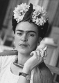 Nickolas Muray<br>
<em>Frida in the dining area</em>, Coyoacán<br>
1941, Digital pigment print on Hahnemuhle Photo Rag paper