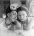 Nickolas Muray<br>
<em>Frida with Arija</em>, Coyoacán<br>
1941, Digital pigment print on Hahnemuhle Photo Rag paper