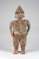 Male Figure, Ixtlán del Río, naturalistic variant, Nayarit, Mexico, ceramic, slip/paint, GM 54.2091