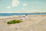 William Merritt Chase, <em>Shell Beach at Shinnecock</em>, oil on canvas, GM 0126.2252