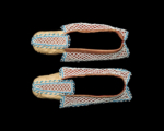 Mary Ross<br/>
Cherokee Beaded Moccasins<br/>
GM 84.3453