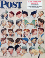 Norman Rockwell, <i>The Gossips</i>, 1948<br />
Cover of <i>The Saturday Evening Post</i>, March 6, 1948<br />
Tear sheet<br />
Norman Rockwell Museum Collection<br />
©SEPS: Licensed by Curtis Licensing, Indianapolis, IN. All rights reserved.<br />
www.curtislicensing.com