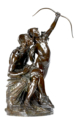 Herman Atkins MacNeil<br />
<i>The Sun Vow</i><br />
late 19th century - early 20th century<br />
bronze<br />
GM 0826.103