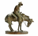 Frederic Remington<br />
<i>The Norther</i><br />
1900<br />
bronze<br />
GM 0827.39