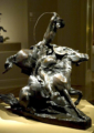 Solon Hannibal Borglum<br />
<i>Lassoing Wild Horses</i><br />
late 19th century - early 20th century<br />
bronze<br />
GM 0876.124