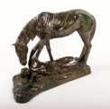 Gutzon Borglum<br />
<i>The Fallen Warrior</i><br />
late 19th century - early 20th century<br />
bronze<br />
GM 0876.125