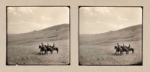 John Wayne with Indian Scouts in Buffalo Herd Scene<br />
<em>The Big Trail</em><br />
Moiese, Montana<br />
1930<br />
TL2016.18.5