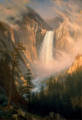 Albert Bierstadt, <i>Yellowstone Falls</i>, ca.1881. Oil on canvas, Buffalo Bill Center of the West, Cody, Wyoming. Gift of Mr. and Mrs. Lloyd Taggart. 2.63