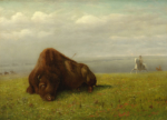 Albert Bierstadt, <em>Buffalo Hunting</em>, GM 01.1170