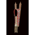 <em>Kiowa Cradleboard</em>, wood, leather, beads, metal, cloth, GM  84.633