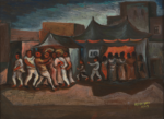 Mariano Paredes, <em>Feria</em>, 1943, oil painting GM 01.2011
